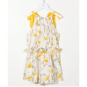 Zimmermann Kids Floral Playsuit